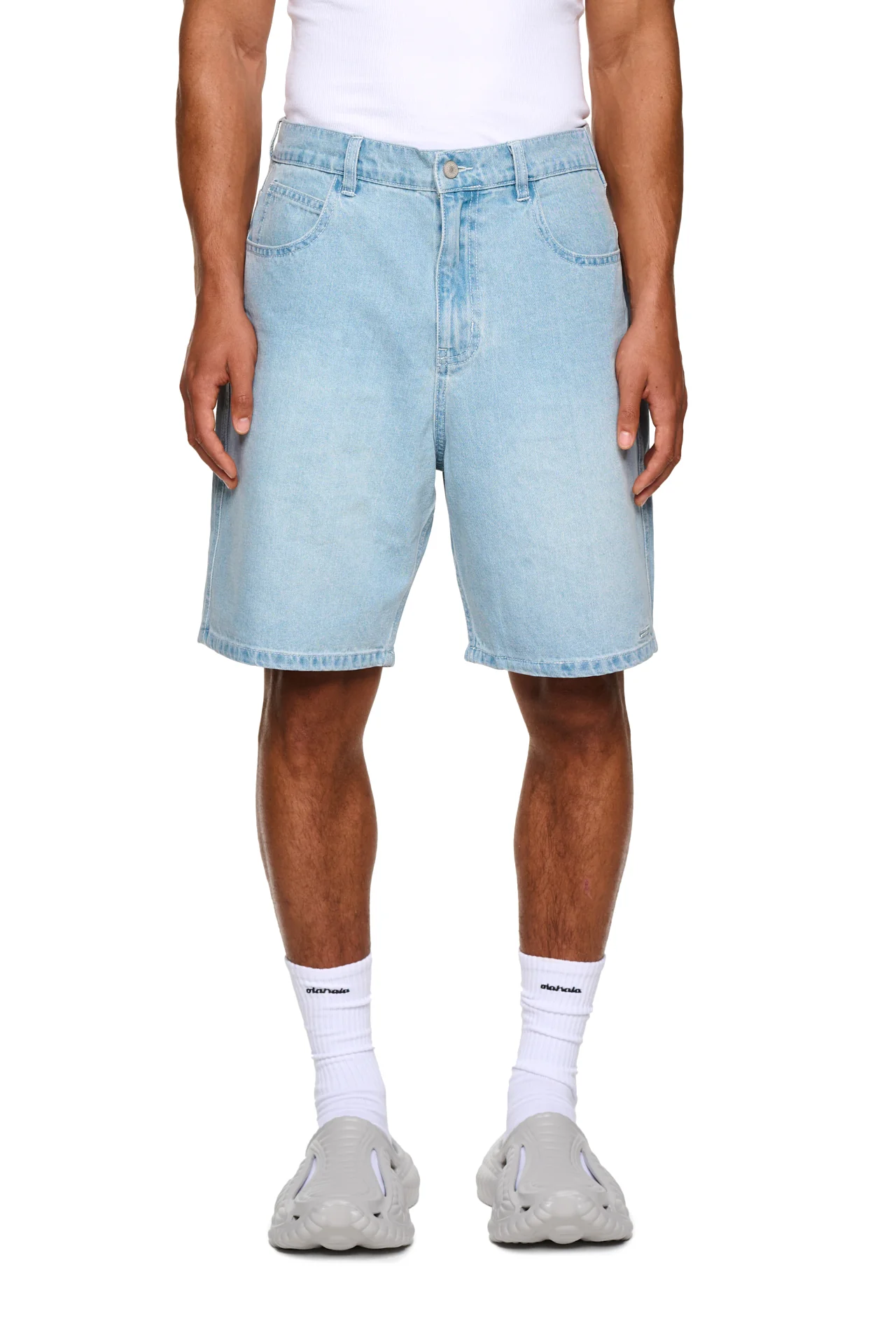 0asis Denim Shorts Blue - Image 3