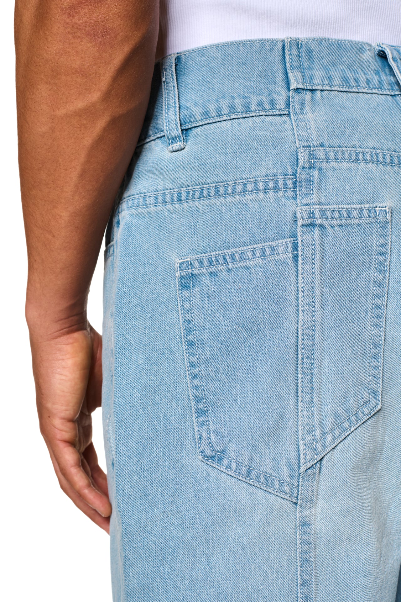 0asis Denim Shorts Blue - Image 7