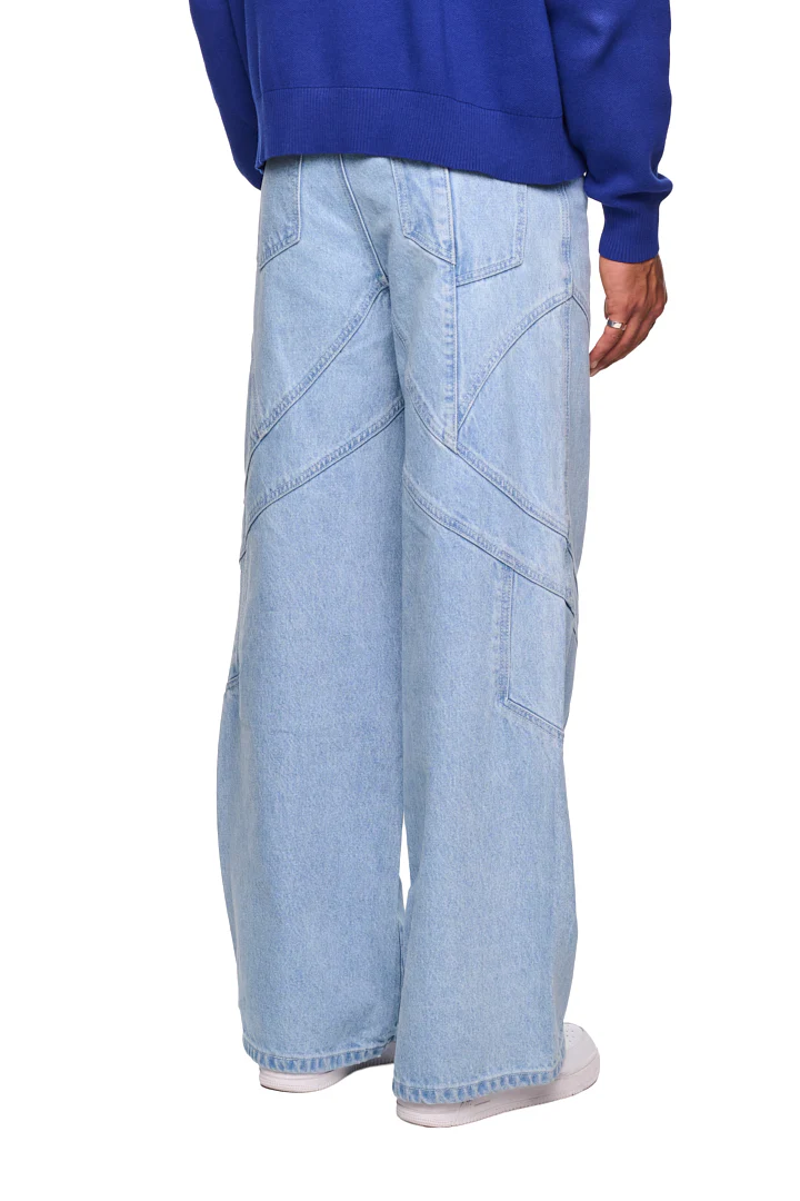 Alien Intel Blue Denim Pants - Image 4