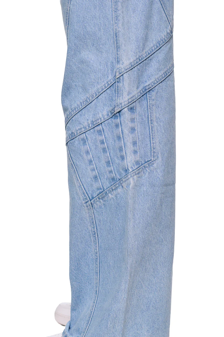 Alien Intel Blue Denim Pants - Image 5