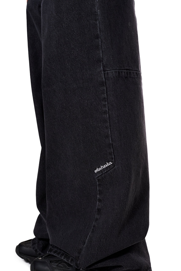 CC Black Denim Pants Baggy - Image 4