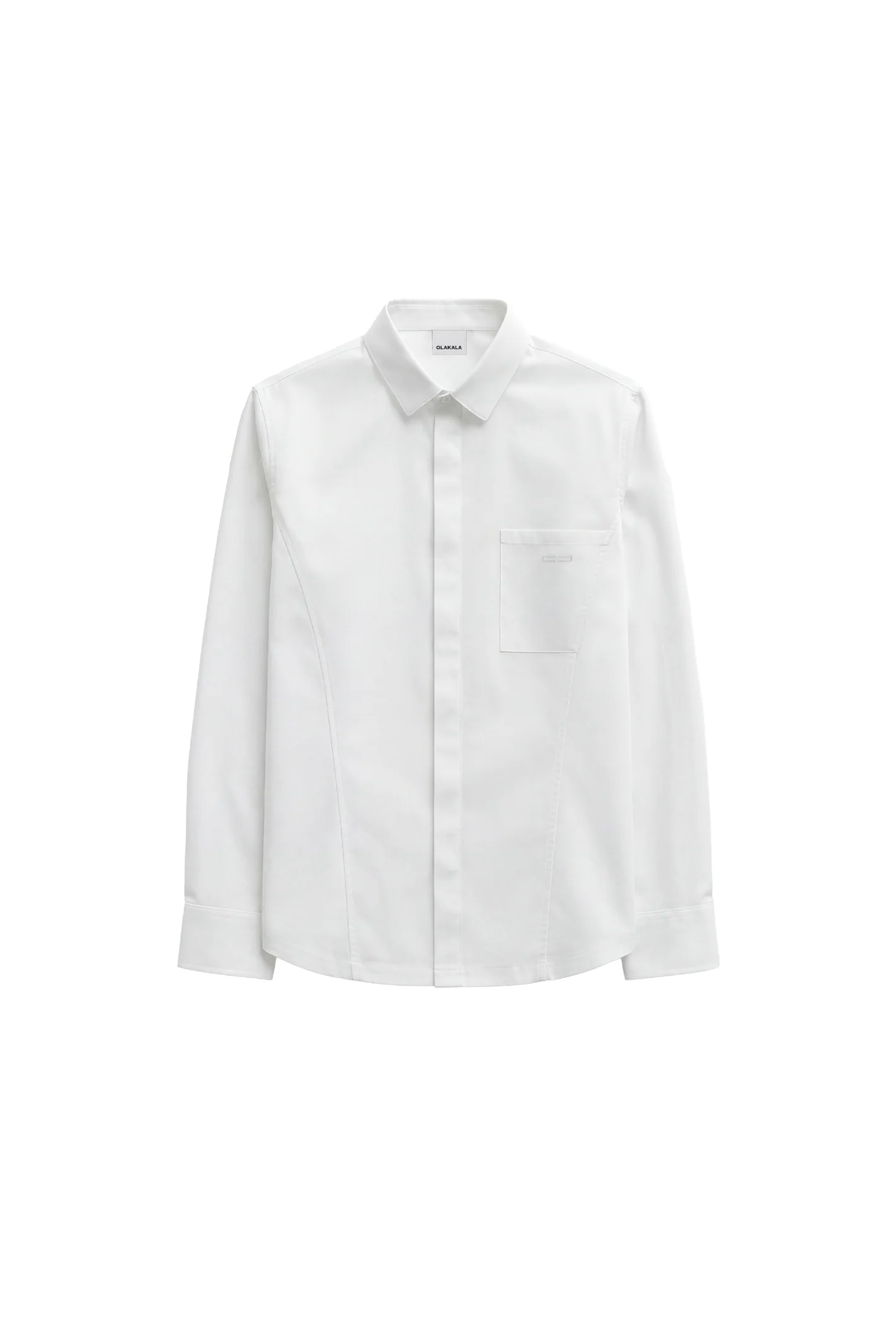 CC Core Button Shirt White