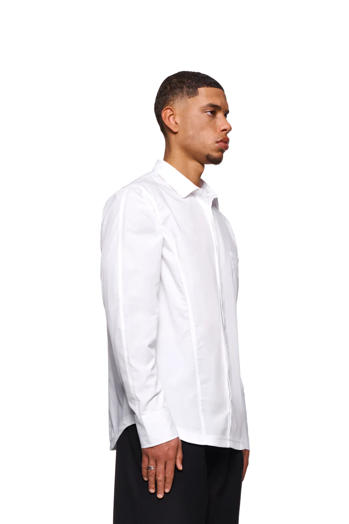 CC Core Button Shirt White - Image 3