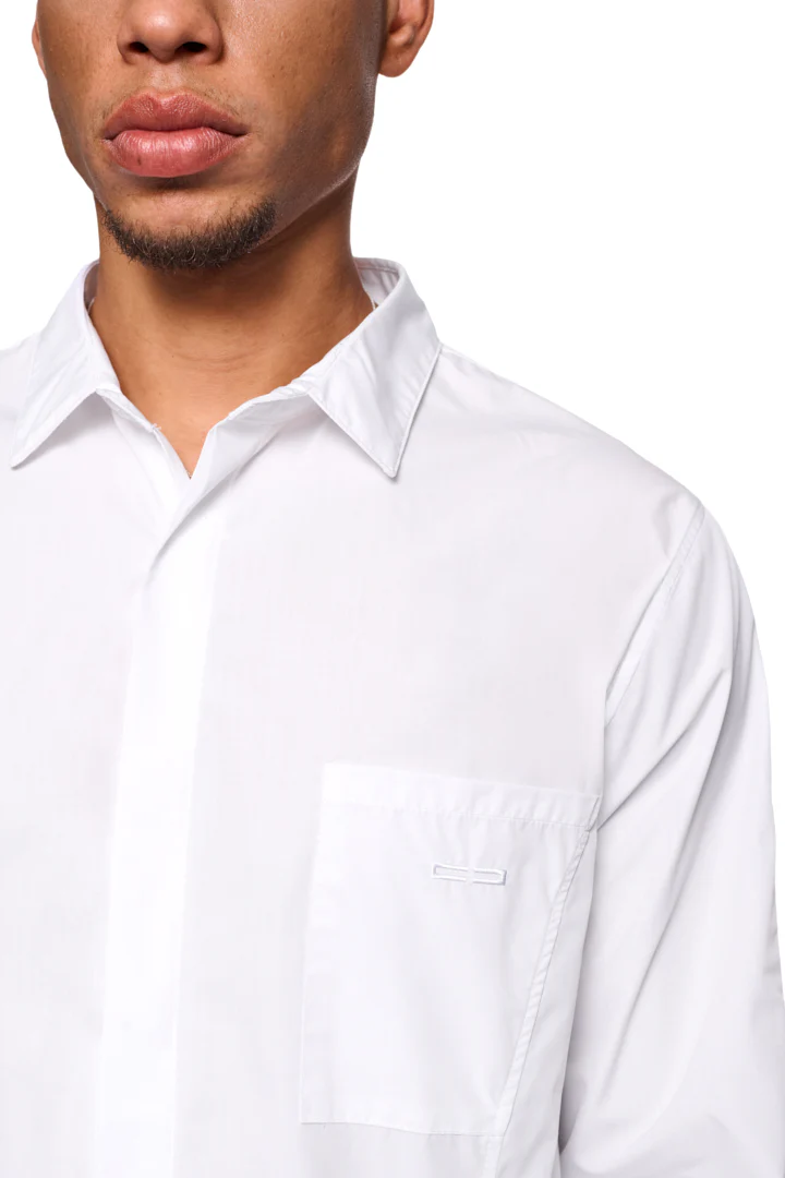 CC Core Button Shirt White - Image 5