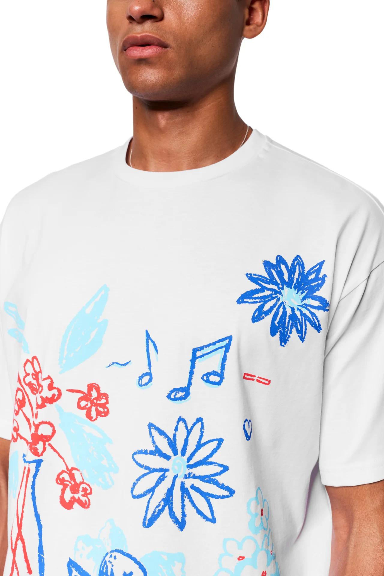 Crayon T-Shirt Oversized White - Image 6
