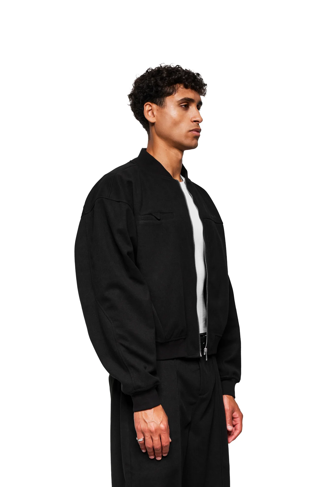 Exquisite Bomber Jacket Black - Image 4