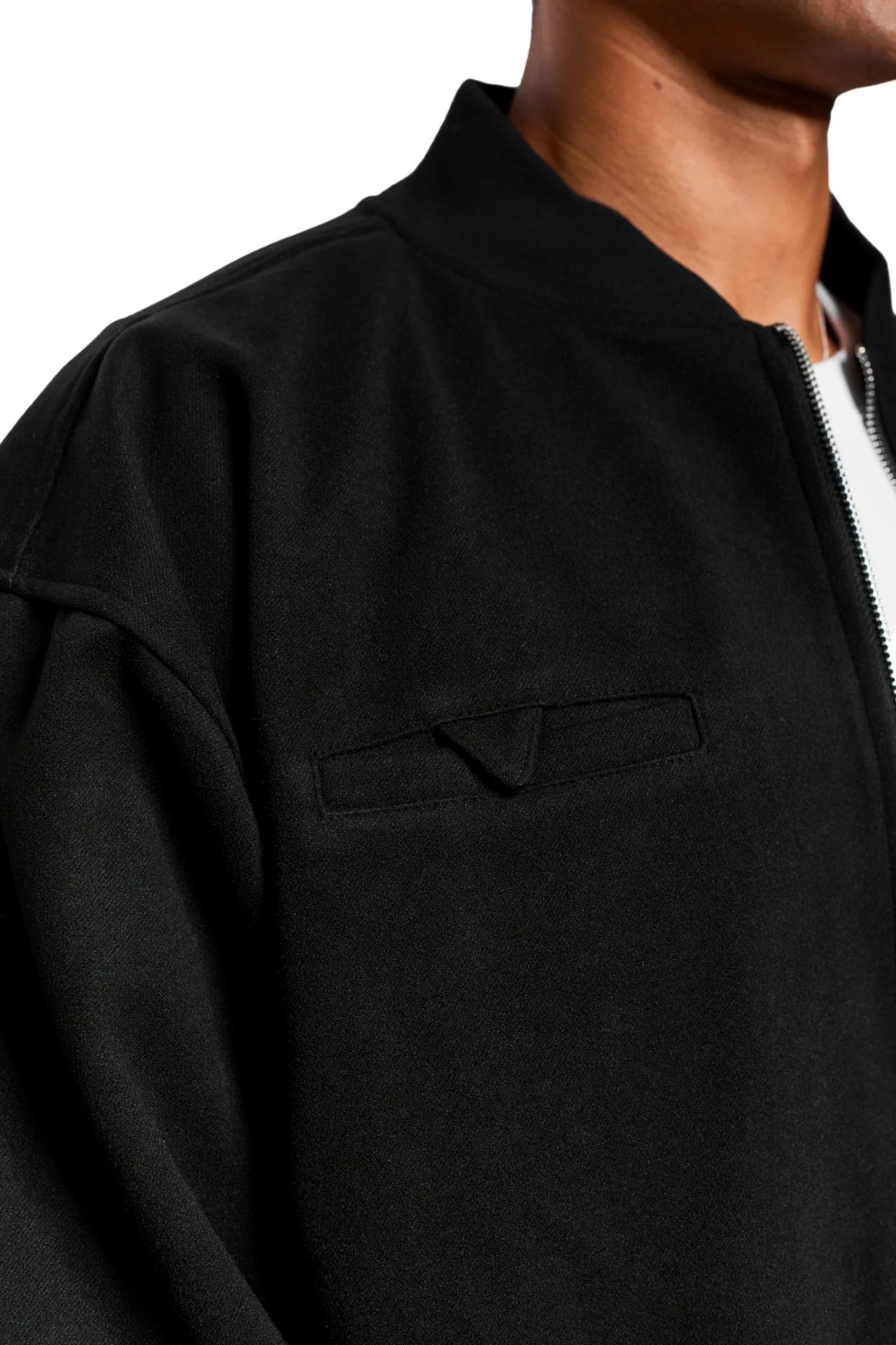 Exquisite Bomber Jacket Black - Image 7