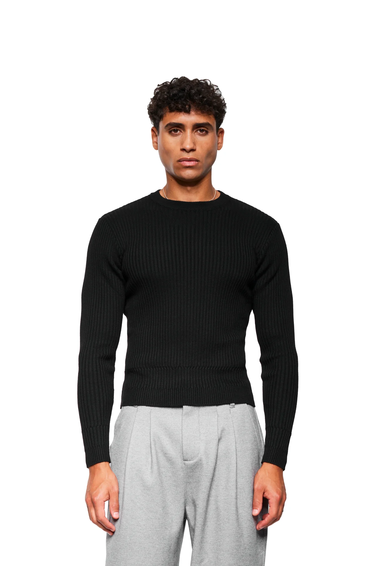 Exquisite Knit Longsleeve Black - Image 3