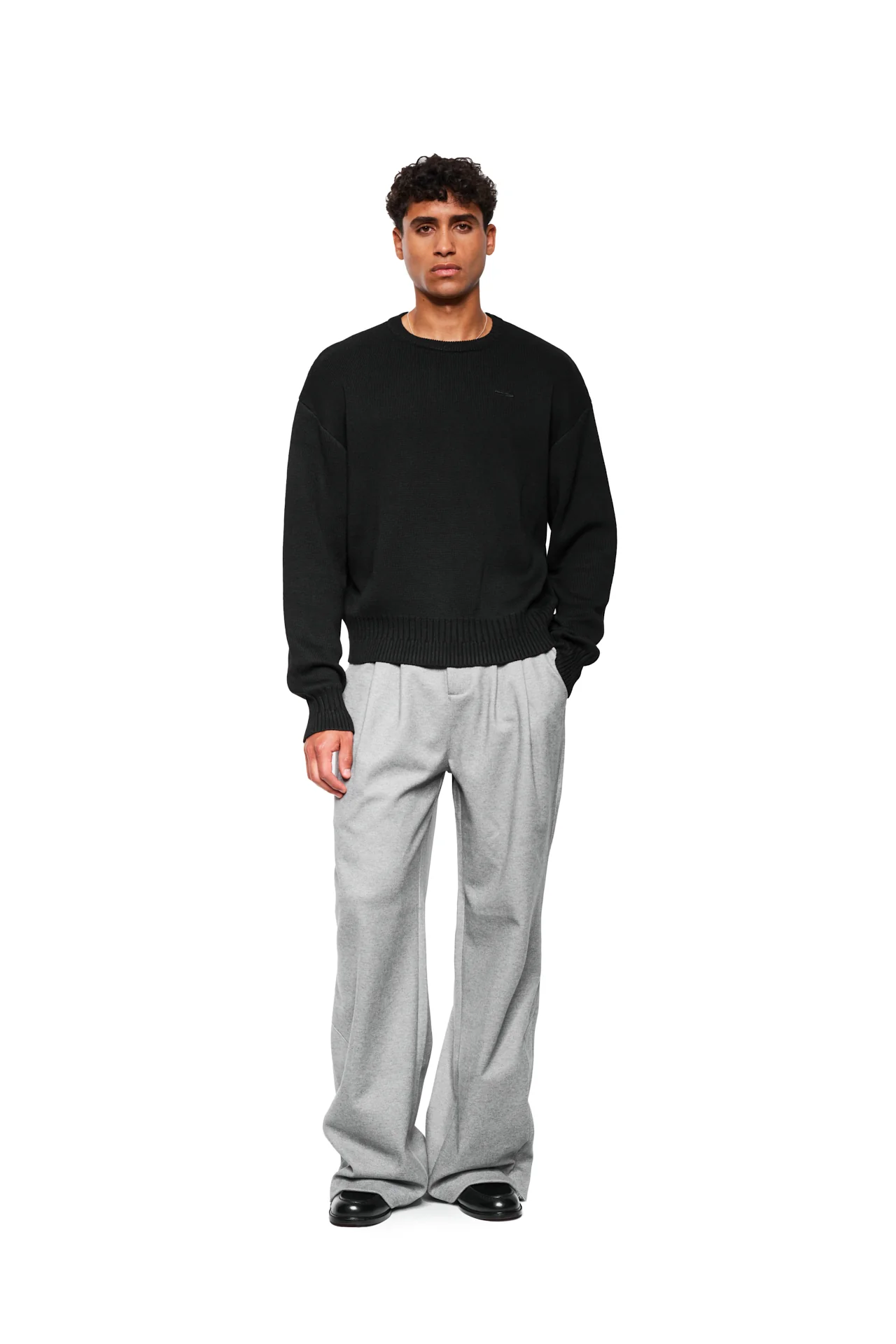 Exquisite Knit Sweater Black - Image 2