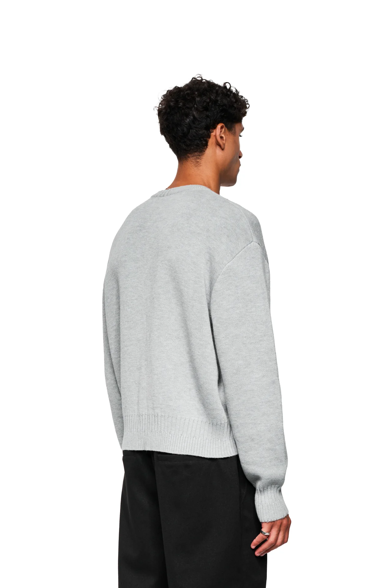 Exquisite Knit Sweater Gray - Image 5