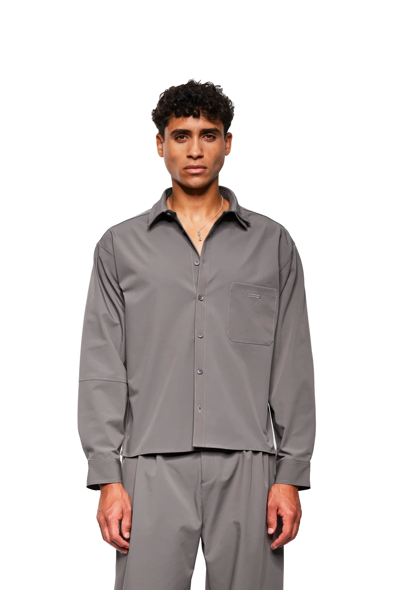 Exquisite Tech Shirt Gray - Image 3