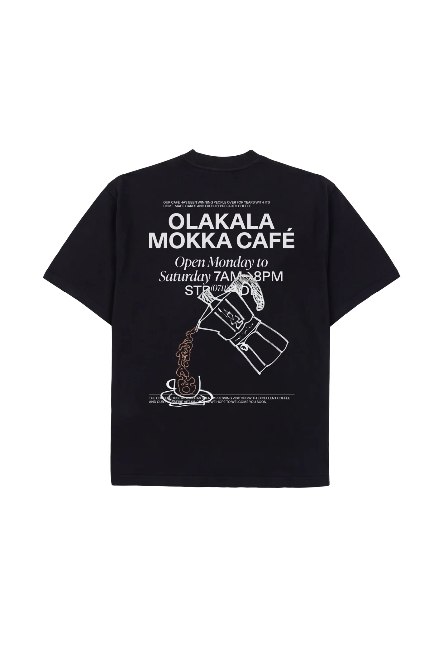 Mokka T-Shirt Black - Image 2