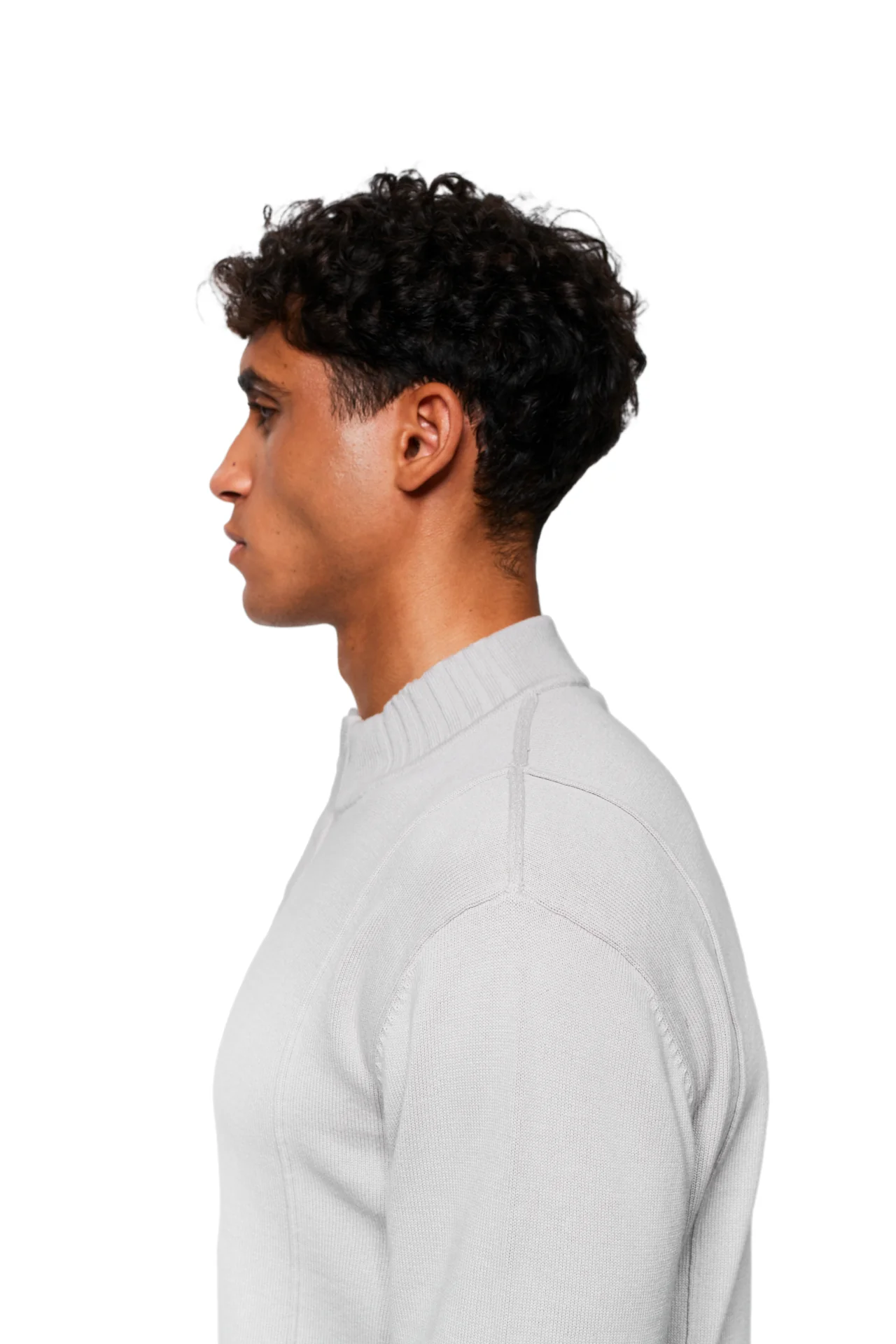 Summer Knit Jacket Light Gray - Image 6