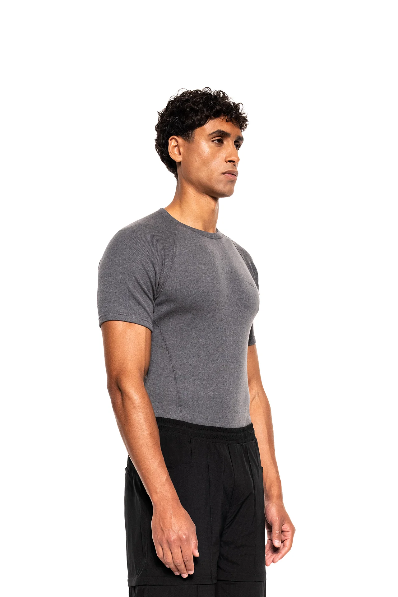 Terra Base Layer T-Shirt Gray - Image 4