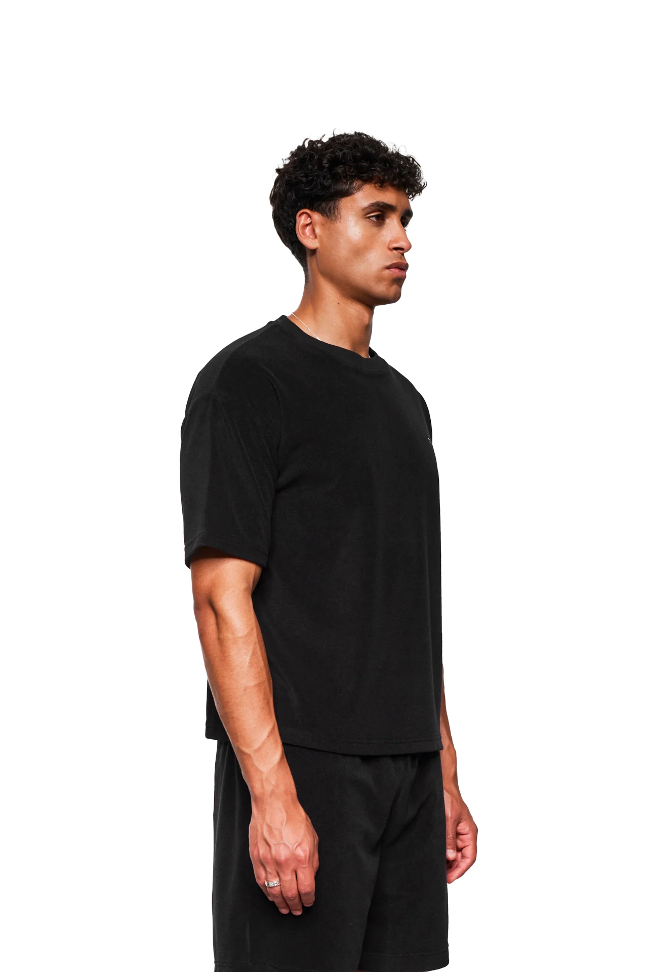 Terry T-Shirt Black - Image 4